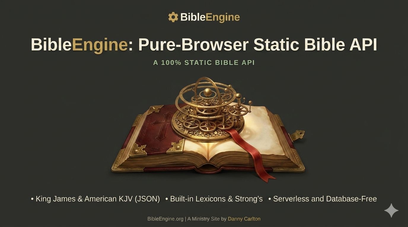 Java Api Bible BibleEngine — a 100% static Bible API